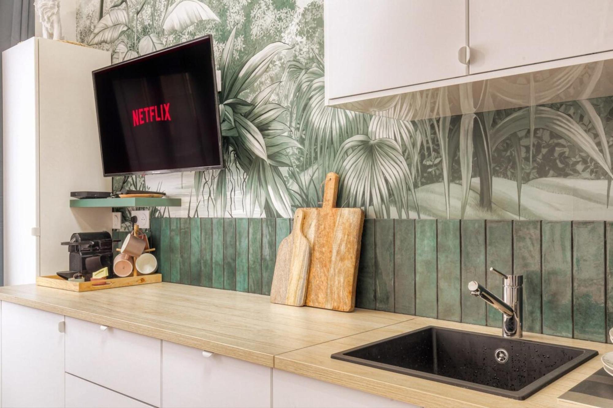 Atypique Et Reposant Avec Parking Gratuit Apartment Villeurbanne Luaran gambar
